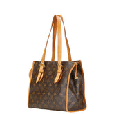 ルイ ヴィトン モノグラム ポパンクール オ ワンショルダーバッグ トートバッグ M40007 ブラウン PVC レザー レディース LOUIS VUITTON 【中古】